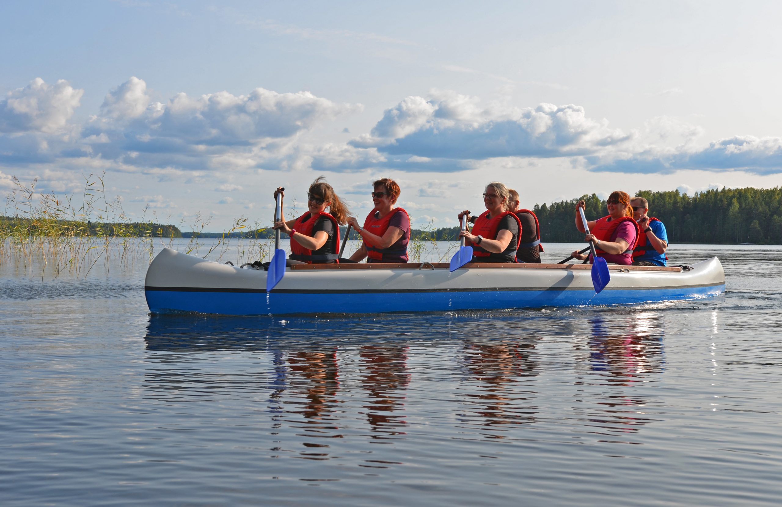 Kruunupuisto lake activities 3